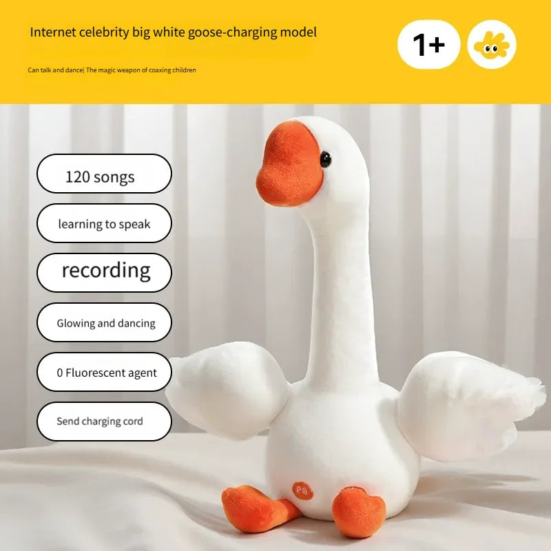 New Dancing Talking Ducks Toy for Baby Toddler, Boys Girls Gifts Singing Mimicking Cactus Toys Recording Repeating What You Say