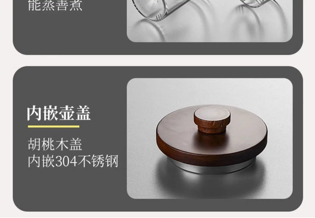 Tea Brewing Stove Set Glass Teapot Tea Brewing Household Small Electric Ceramic Stove Tea Tray Tetera Electrica