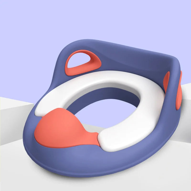 Children's Pot Soft Baby Potty Plastic Road Pot Infant Cute Baby Toilet Seat Boys & Girls Potty Trainer Seat Stool 0-6 Years Old
