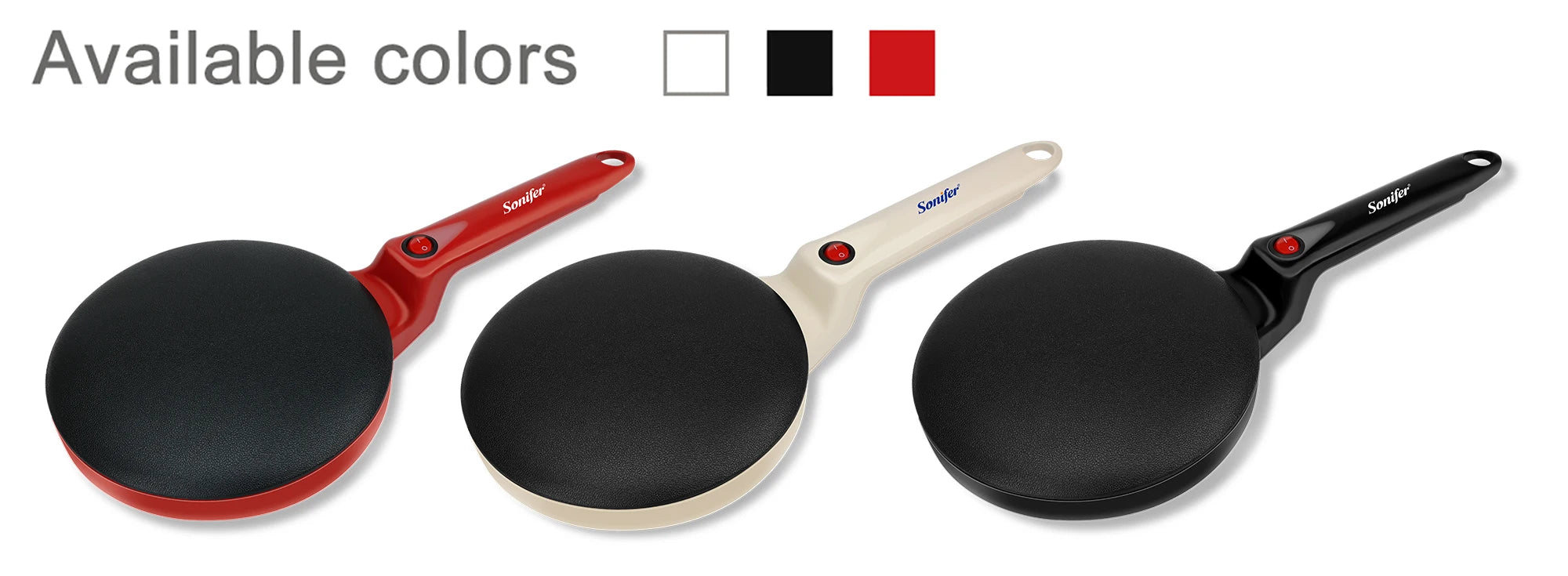 Electric Crepe Maker Pizza Pancake Machine Non-Stick Griddle Baking Pan Cake Machine kitchen Appliance Cooking Tools Sonifer