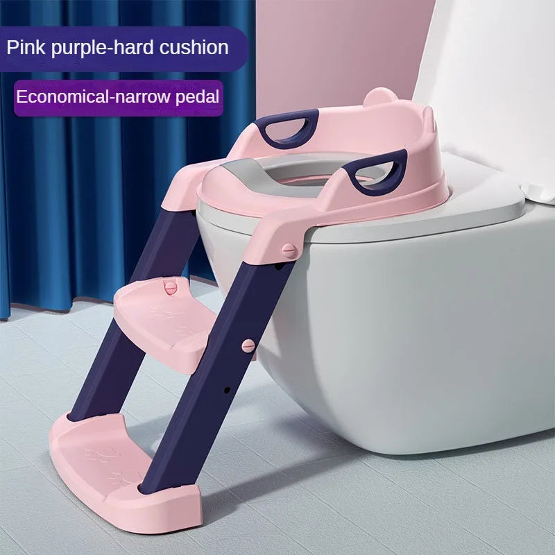 Children's Pot Soft Baby Potty Plastic Road Pot Infant Cute Baby Toilet Seat Boys & Girls Potty Trainer Seat Stool 0-6 Years Old