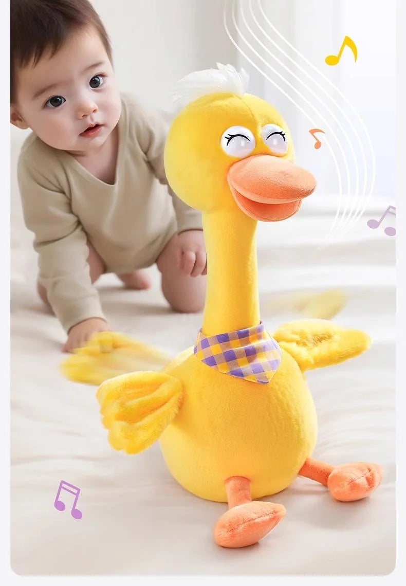 New Dancing Talking Ducks Toy for Baby Toddler, Boys Girls Gifts Singing Mimicking Cactus Toys Recording Repeating What You Say