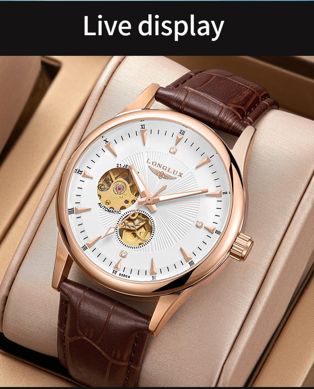 Watch Elegant Style Waterproof Mens Watch Men Gift