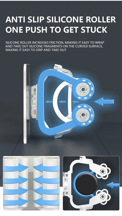 Multi-Purpose Strong Adhesive Wall Hooks – Mop & Broom Hanger