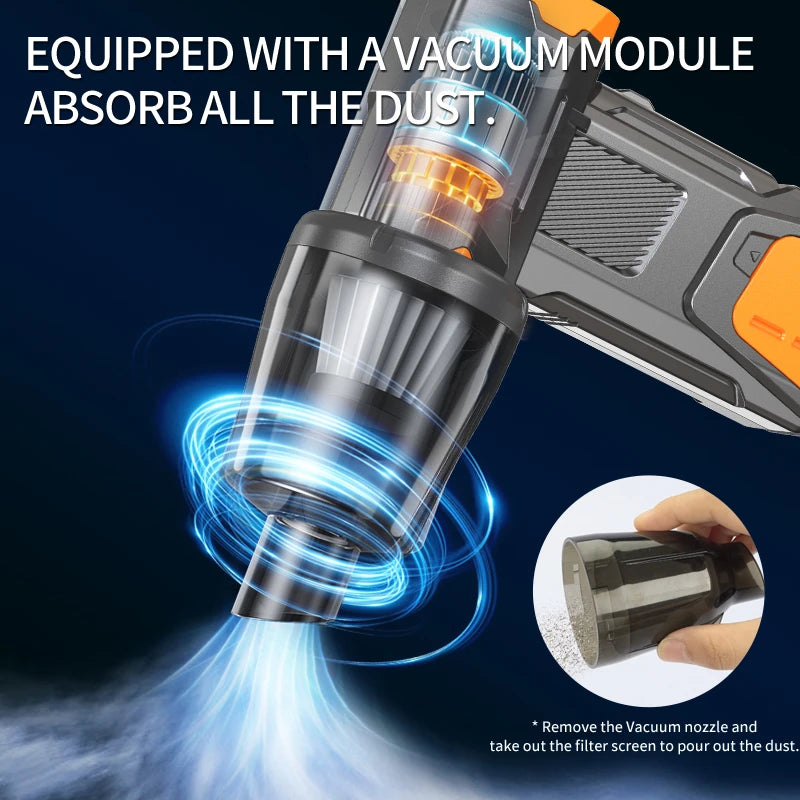 High Speed Handheld Fan Dust Blowing Vacuum Cleaner New 2026