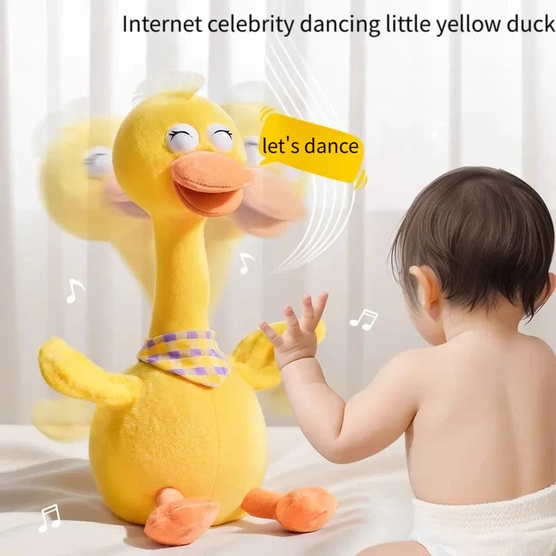 New Dancing Talking Ducks Toy for Baby Toddler, Boys Girls Gifts Singing Mimicking Cactus Toys Recording Repeating What You Say