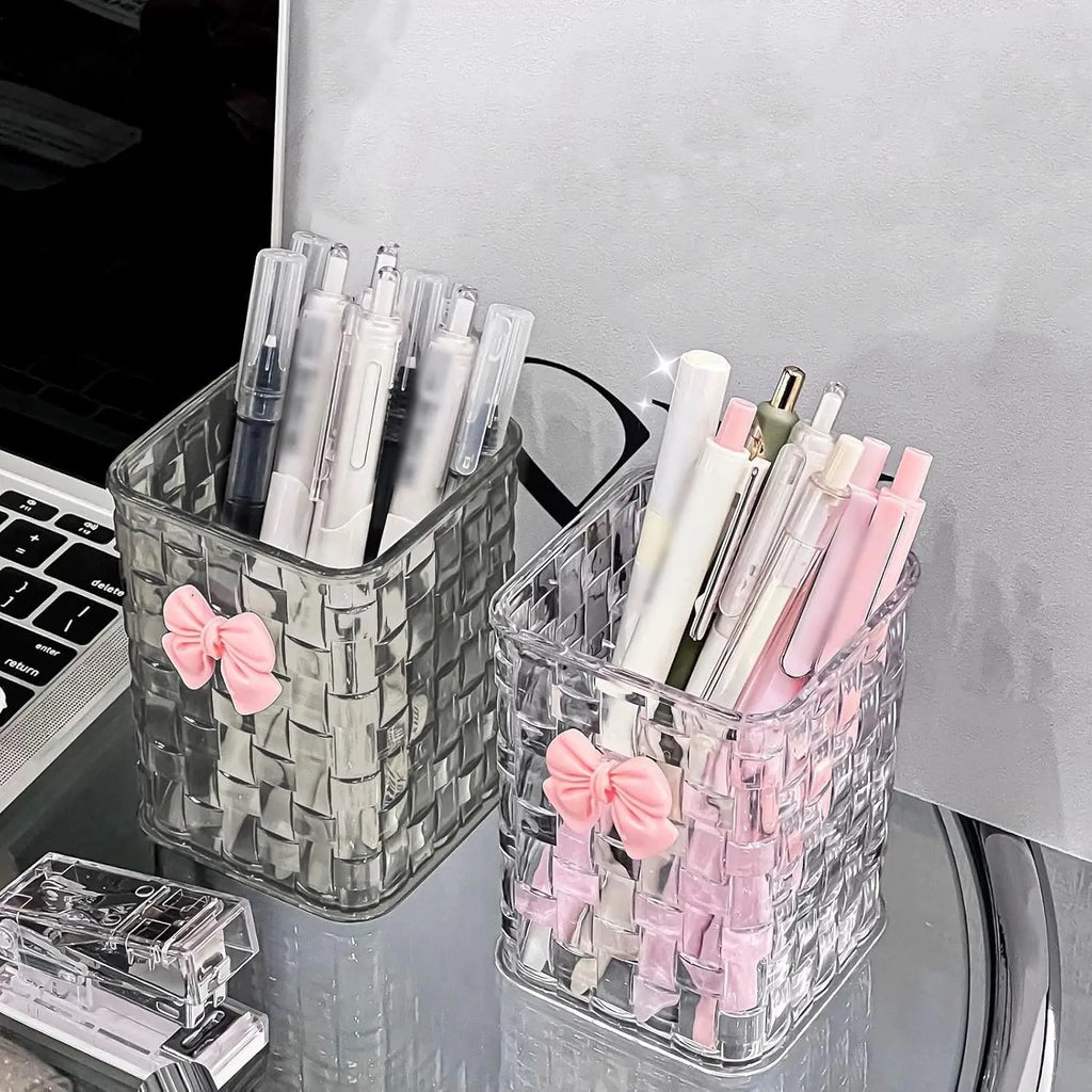Clear Acrylic Makeup Brushes Storage Box Desk Cosmetic Organizer Lipstick Storage Nail Polish Display Stand Rack Jewelry Case