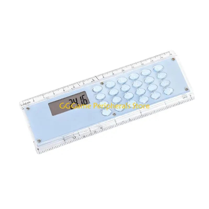 U55B Thin 15cm Double Scale Ruler With Built