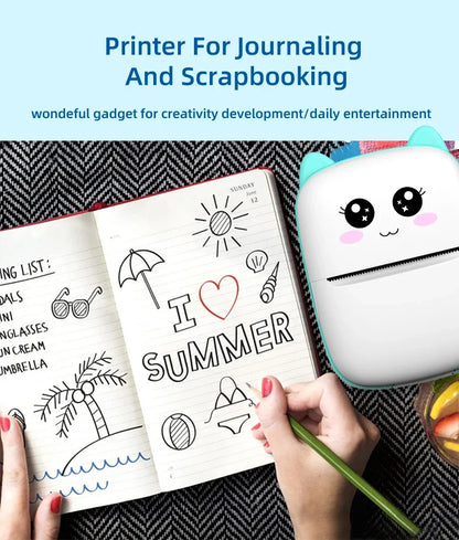 Mini Cat Bluetooth Thermal Printer – Pocket Photo & Label Printer (58mm)