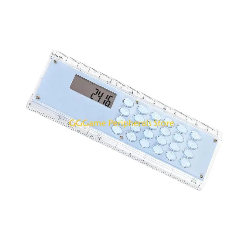 U55B Thin 15cm Double Scale Ruler With Built