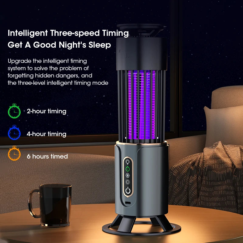 HOMEFISH USB-powered Mosquito Repellent Lamp for Charging or Plugging in Electric Insect Trap Outdoor Mosquito Repellent Lamp