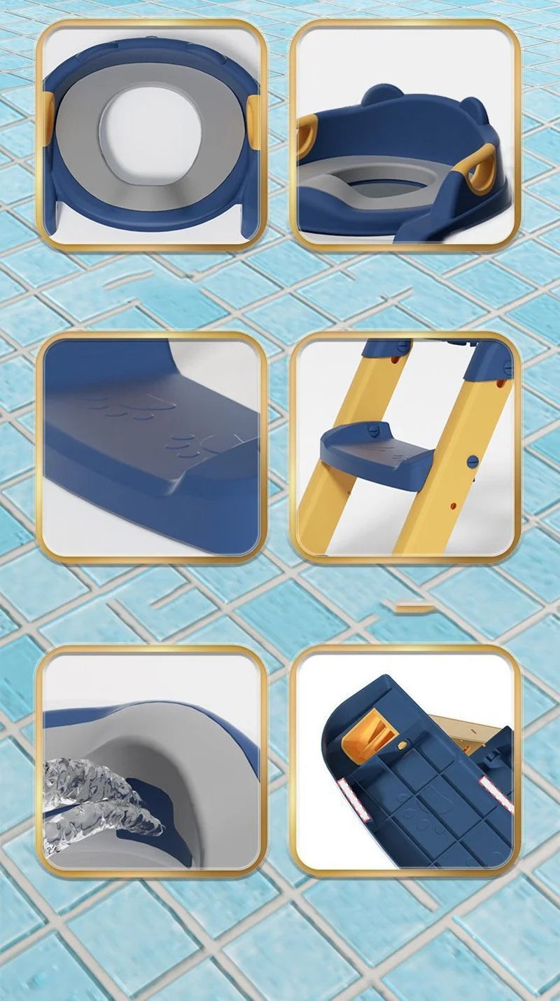 Children's Pot Soft Baby Potty Plastic Road Pot Infant Cute Baby Toilet Seat Boys & Girls Potty Trainer Seat Stool 0-6 Years Old