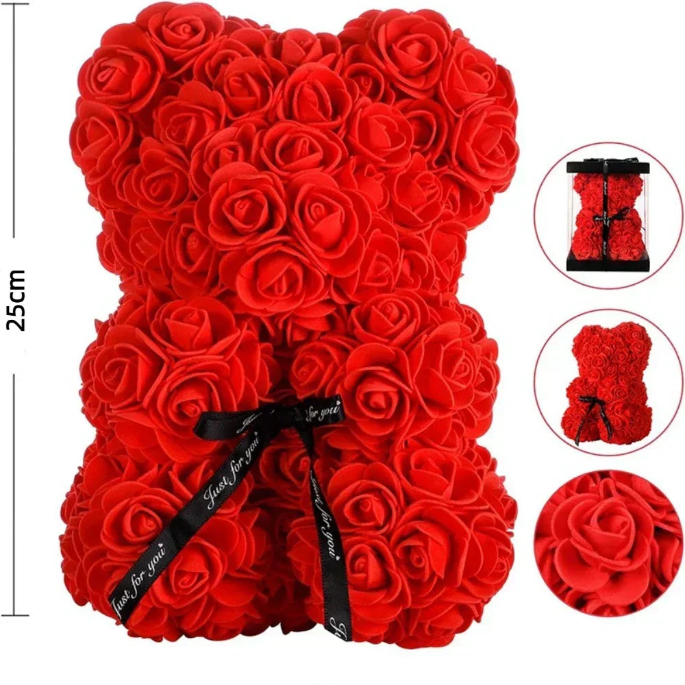 Rose Teddy Bear Valentine's Day