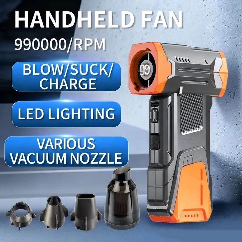 High Speed Handheld Fan Dust Blowing Vacuum Cleaner New 2026