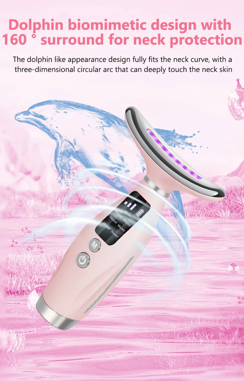 Neck & Face Beauty Device LED IPL Skin Rejuvenation