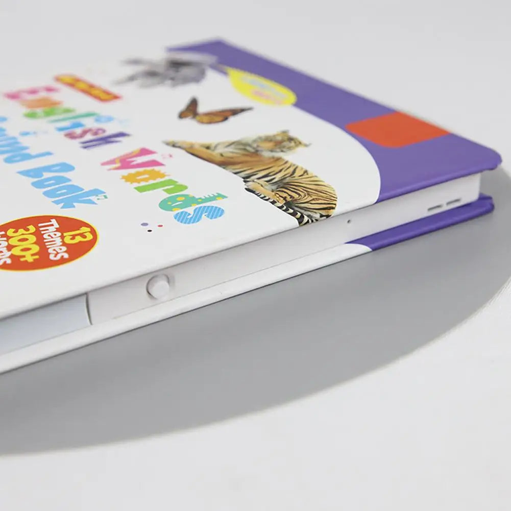 First English Words Sound Book for Babies & Toddlers, My First English Sound Toy Early Learning Book Fun Word Game for Language