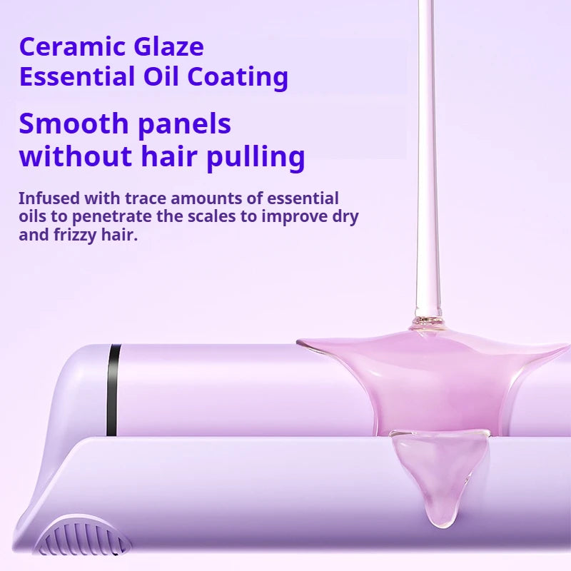 Hair Waver 32mm Curling Wand Negative Ions Ceramic Essential Oil Coating Anti-scald Auto Shut-off Hair Curler for Women