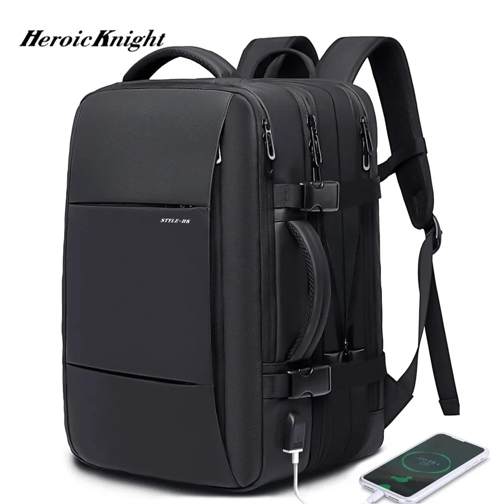 Men Backpack Waterproof Business Laptop Backpack  Travel Bag