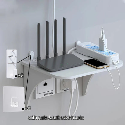 Wall-Mount Floating Shelf with Hook – Space-Saving Home & Office Organizer