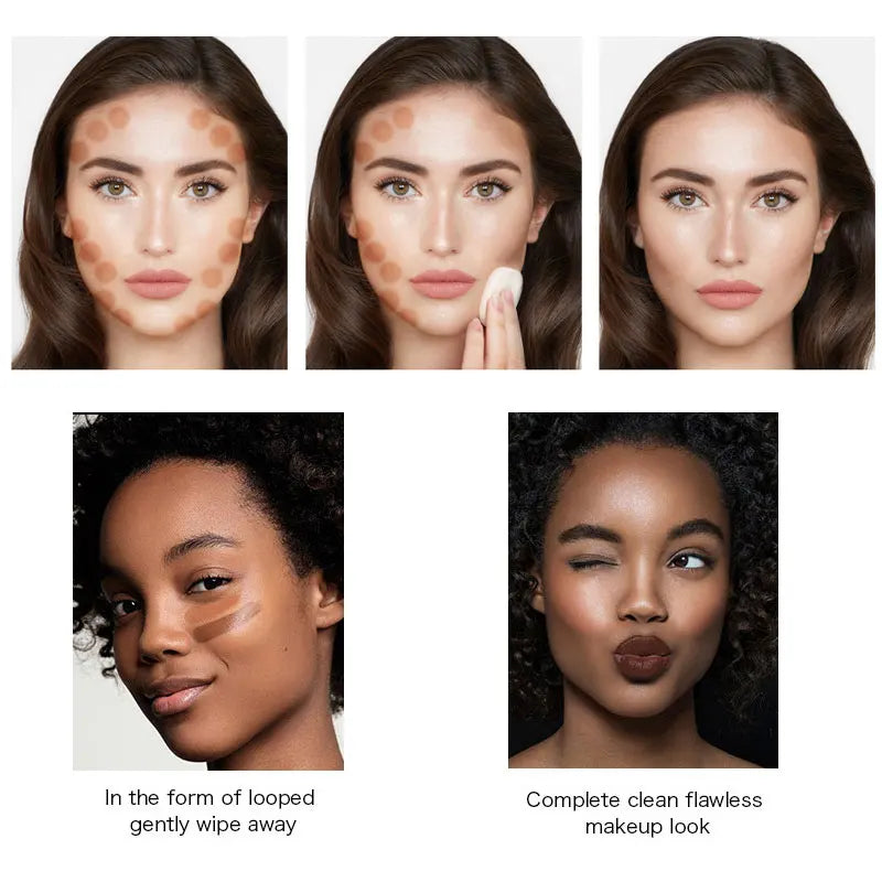 Concealer Cream Oil Control Liquid Foundation Women Face Makeup Korean Cosmetics Long Lasting Contour Gel