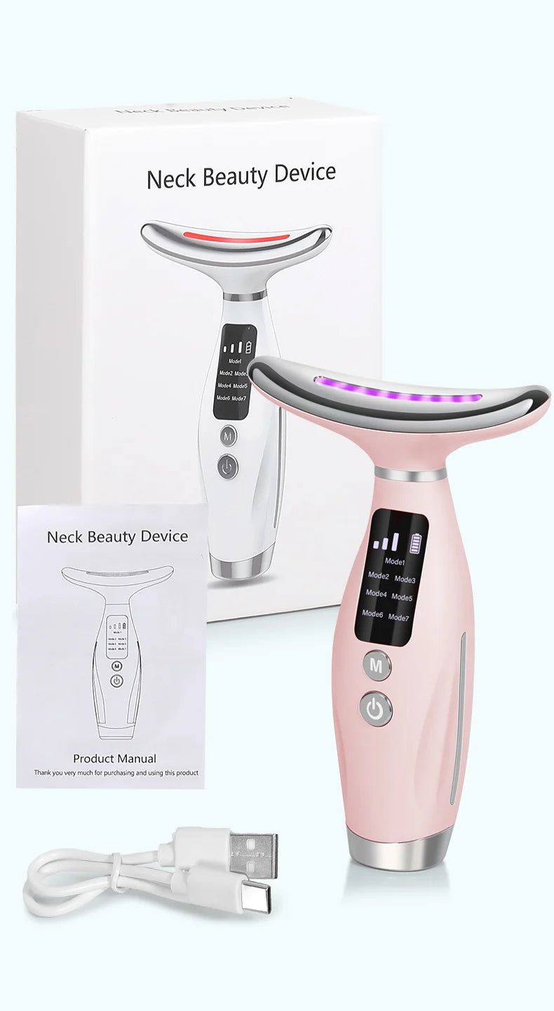 Neck & Face Beauty Device LED IPL Skin Rejuvenation