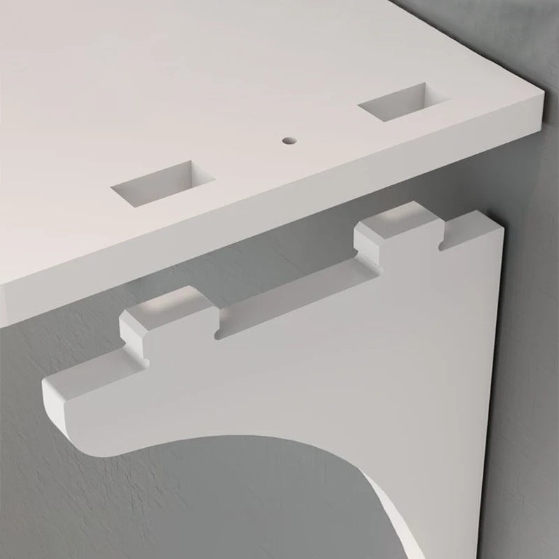 Wall-Mount Floating Shelf with Hook – Space-Saving Home & Office Organizer