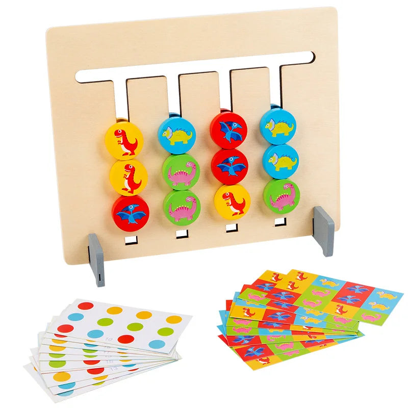 Wooden Toys Double-sided for Kids