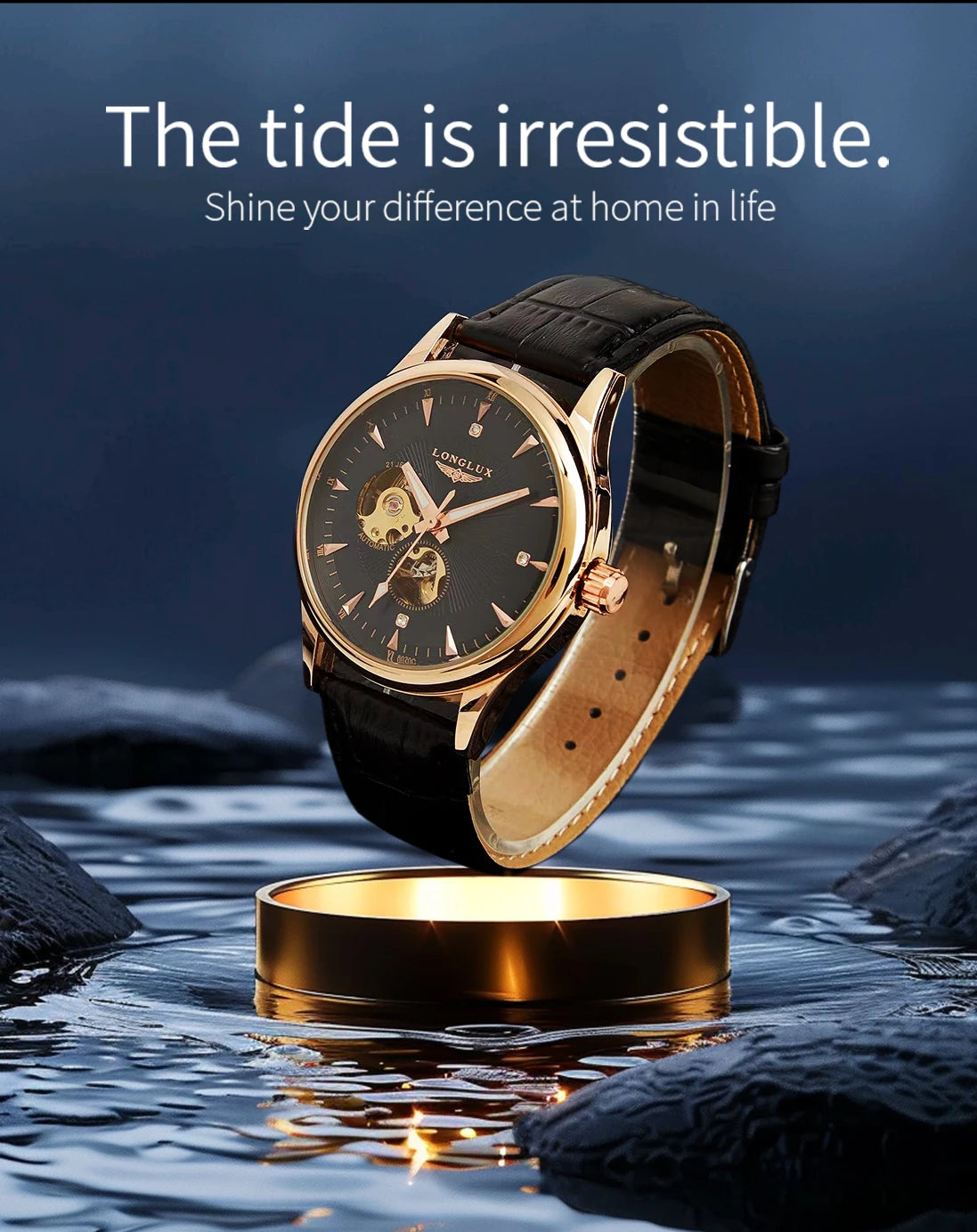 Watch Elegant Style Waterproof Mens Watch Men Gift