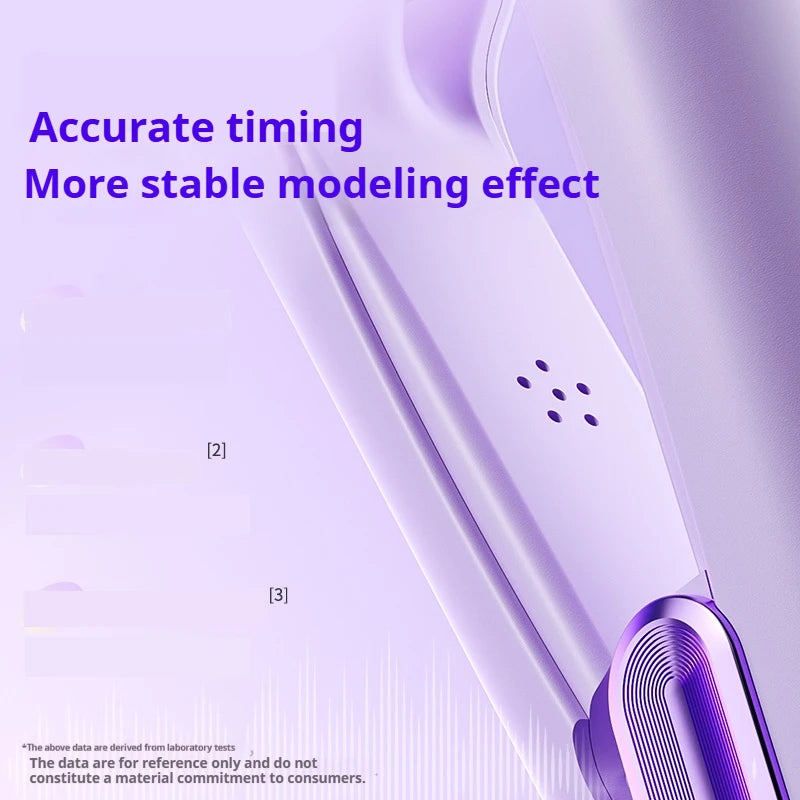 Hair Waver 32mm Curling Wand Negative Ions Ceramic Essential Oil Coating Anti-scald Auto Shut-off Hair Curler for Women