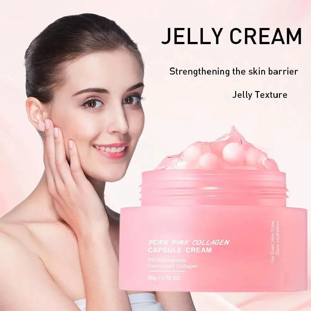 Collagen Pearl Filling Facial Cream For Face Women Lifting Firming Moisturizing Korean Cream Face Cream Skin Care