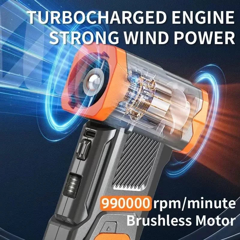 High Speed Handheld Fan Dust Blowing Vacuum Cleaner New 2026