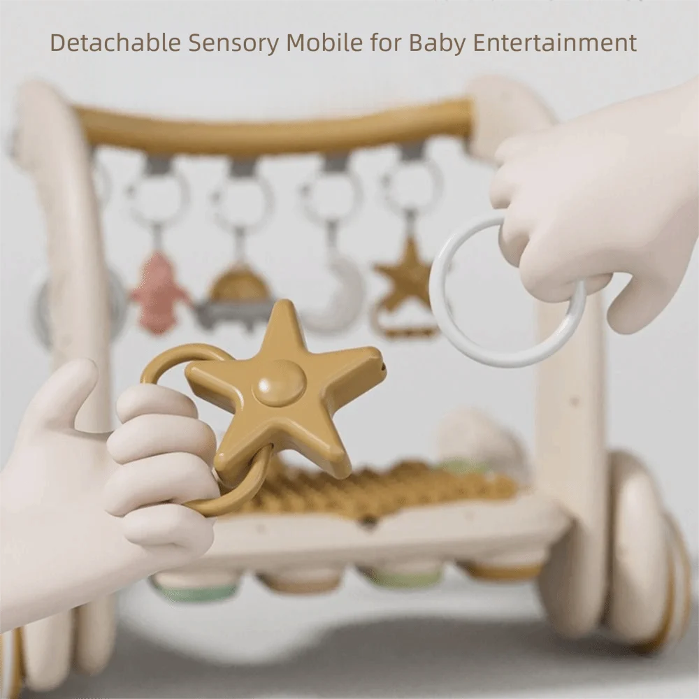 Multi-Functional Baby Piano Fitness Frame Activity Pedal Game Pad Pedal Piano Fitness Rack Educational Walker Music Play Gym