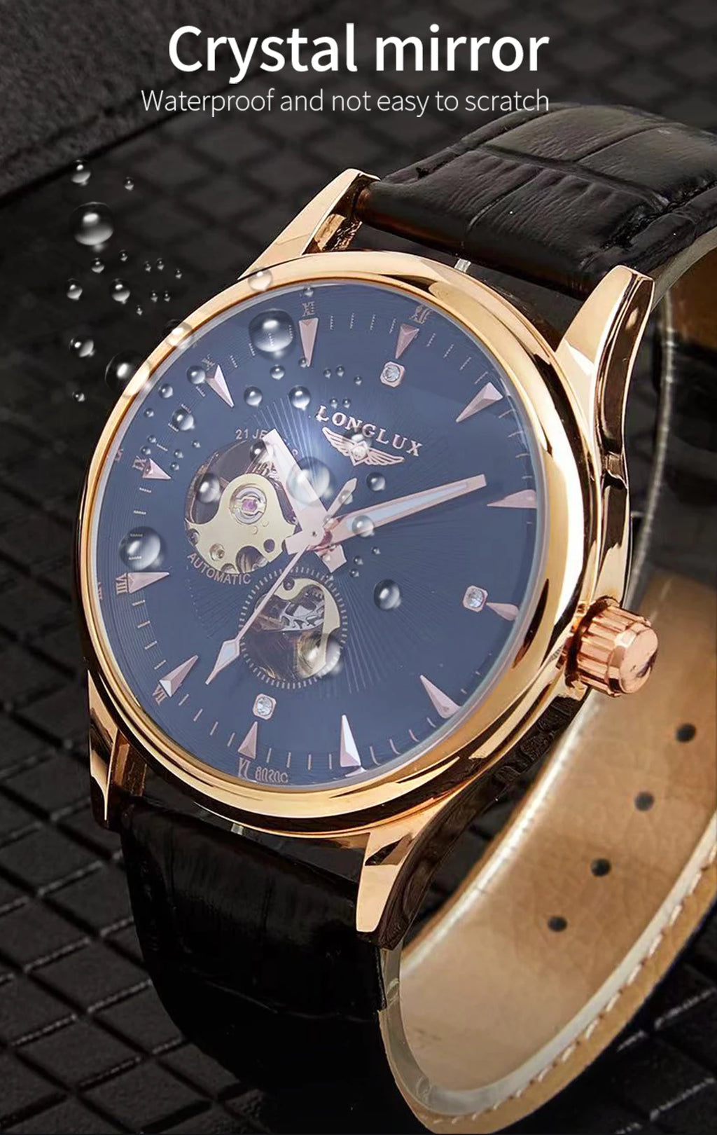 Watch Elegant Style Waterproof Mens Watch Men Gift