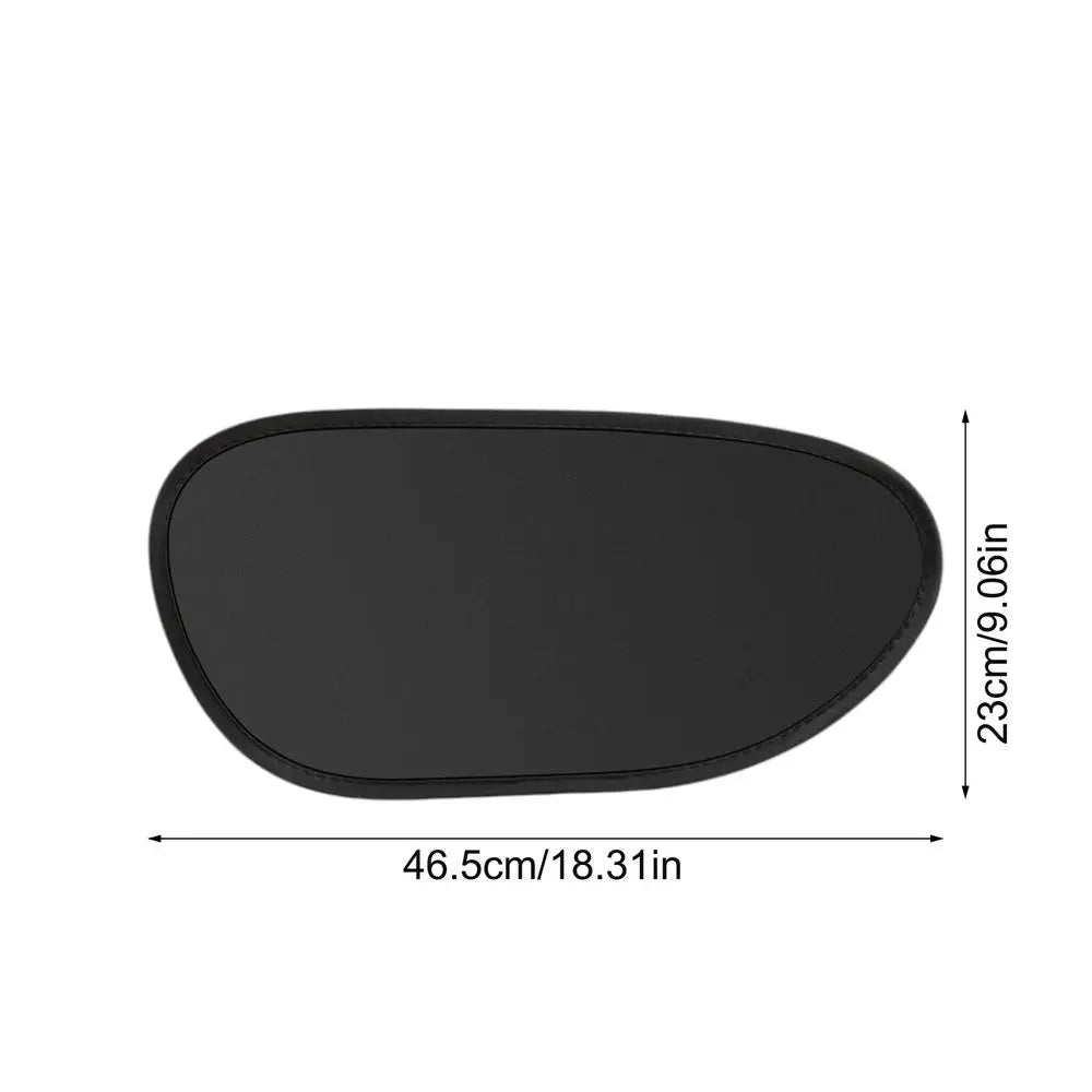 Electrostatic Car Sun Shade 2pcs UV Blocking Side Window Cover Static Cling Privacy Shield For SUV Sedan Road Trip Driving