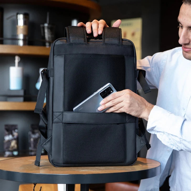 Men Backpack Waterproof Business Laptop Backpack  Travel Bag