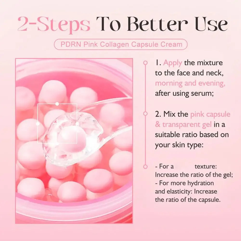 Collagen Pearl Filling Facial Cream For Face Women Lifting Firming Moisturizing Korean Cream Face Cream Skin Care