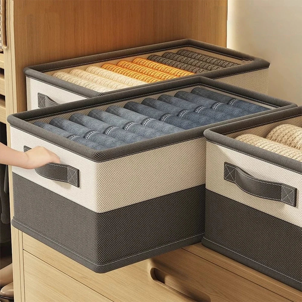 Clothes Organizer Boxes Jeans Pants Sweater Storage Box
