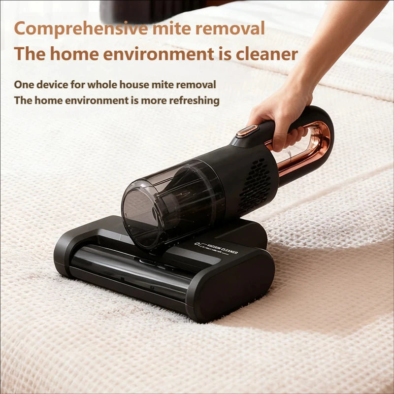 Portable Wireless Handheld Household Vacuum Cleaner Powerful UV HEPA Filter Mite Remover