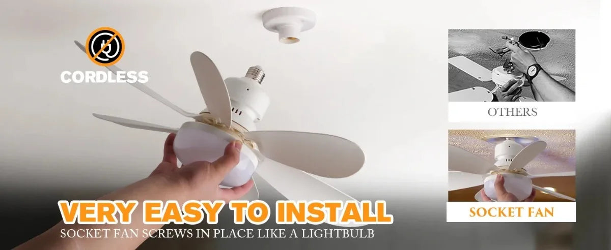 30W White Multifunctional Flower Shaped Ceiling Fan Light with Remote Dimming Function Suitable for Living Room Study ＆ Home Use