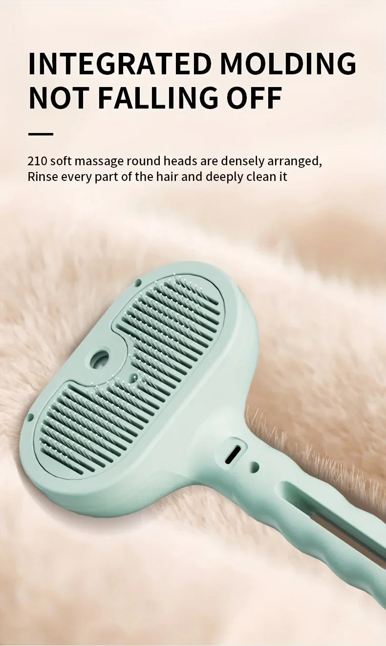 Pet Spray Hair Comb Professional Electric Hair Straightener Comb Brush For Cat Pet