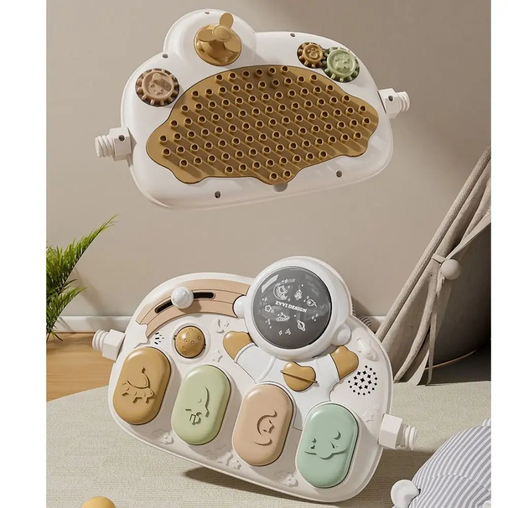 Multi-Functional Baby Piano Fitness Frame Activity Pedal Game Pad Pedal Piano Fitness Rack Educational Walker Music Play Gym