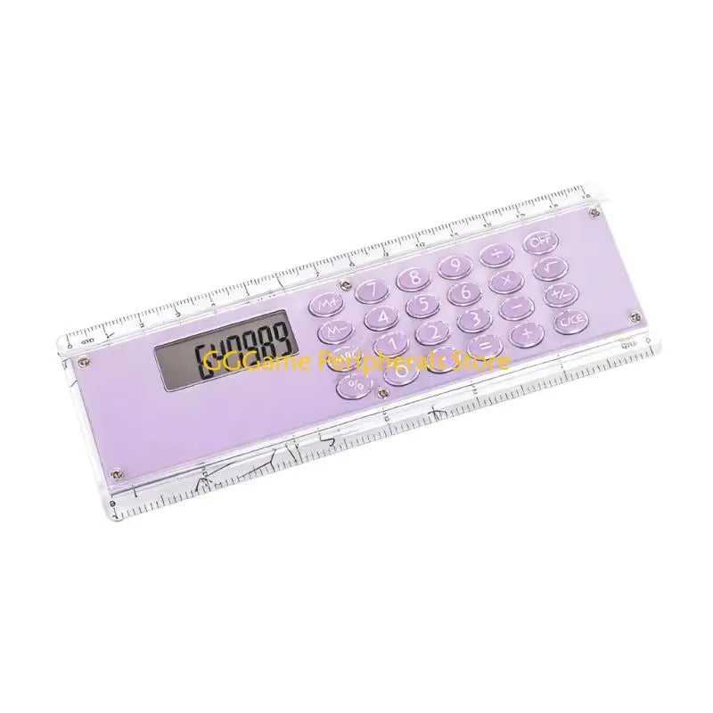 U55B Thin 15cm Double Scale Ruler With Built