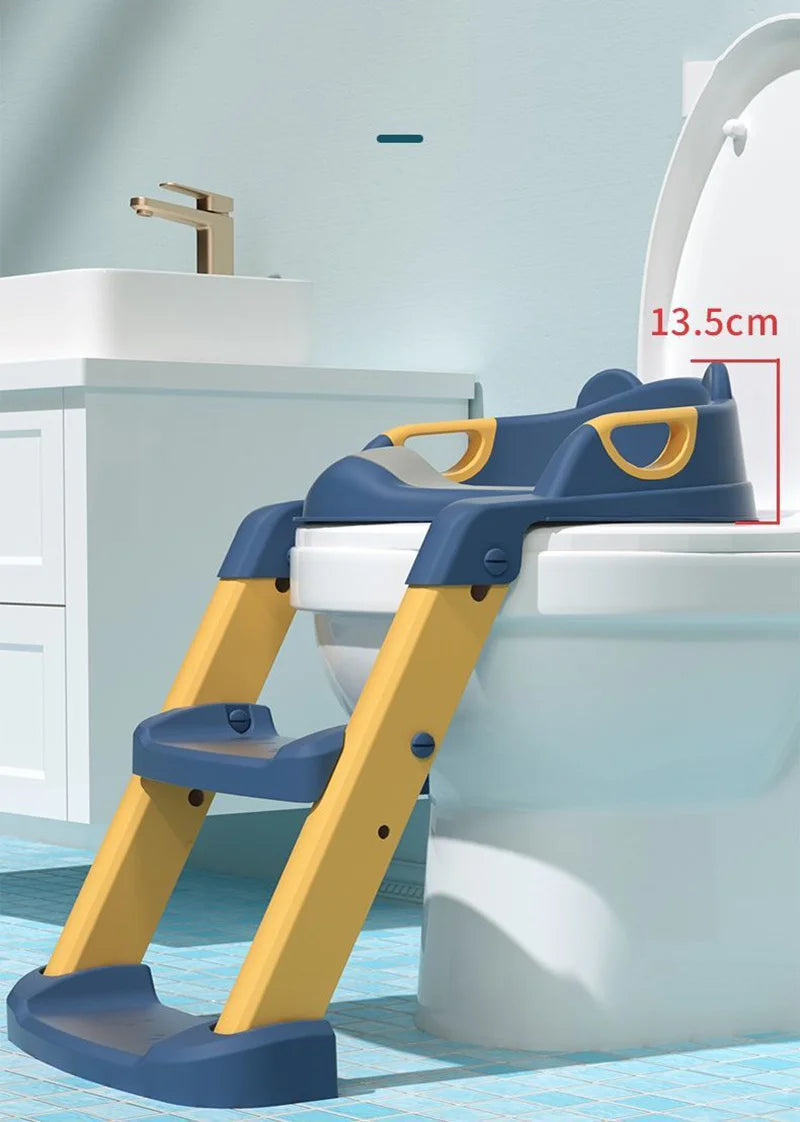 Children's Pot Soft Baby Potty Plastic Road Pot Infant Cute Baby Toilet Seat Boys & Girls Potty Trainer Seat Stool 0-6 Years Old