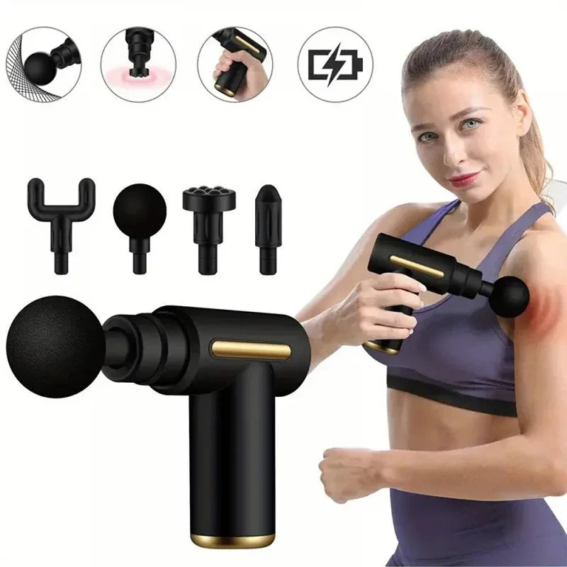 2026 Portable Deep Tissue Fascia Gun – Mini Adjustable Speed Massager