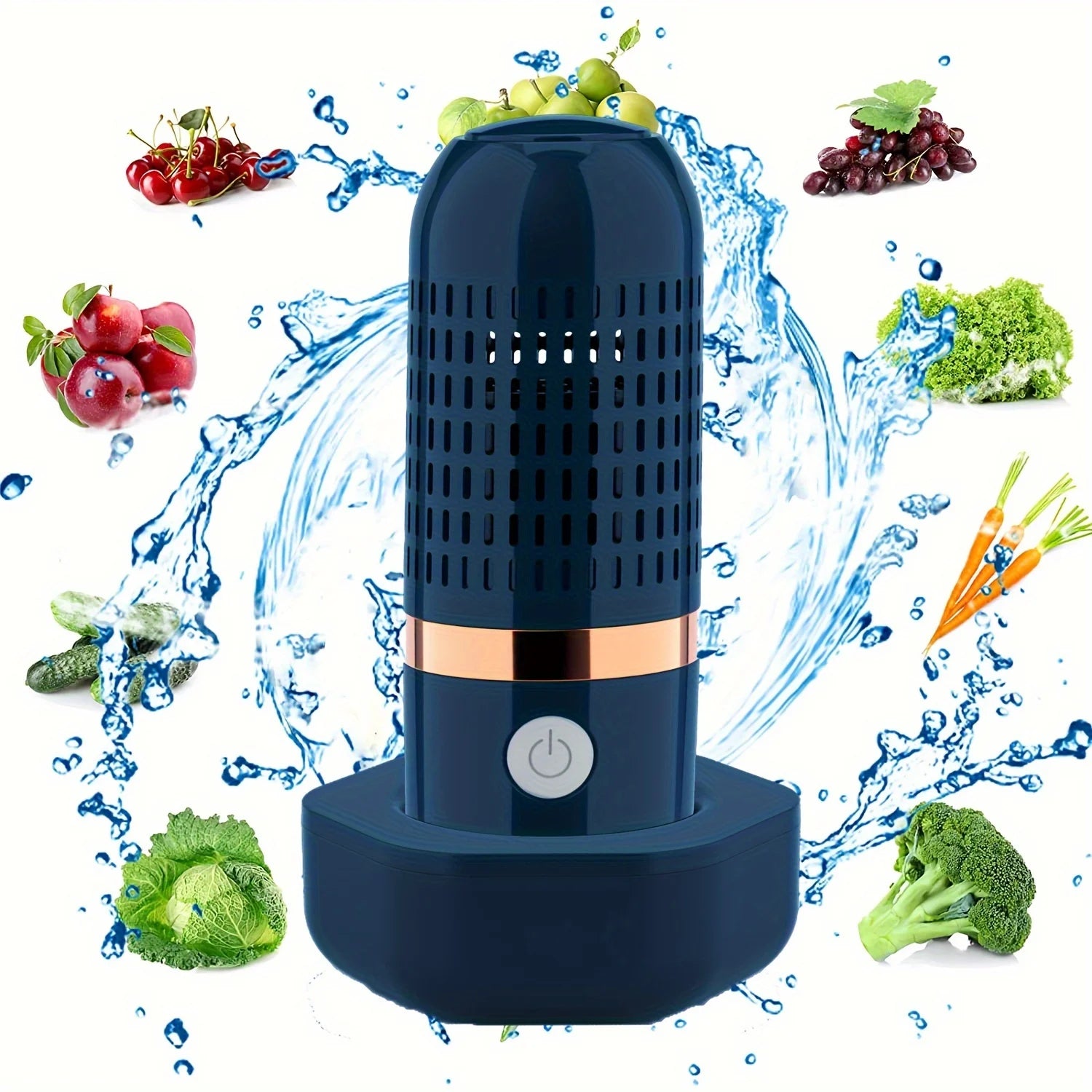 Meat Fruit and Vegetable Purifier Home Portable Fruit and Vegetable Cleaner Remove Pesticide Residue Vegetable Washer Tools
