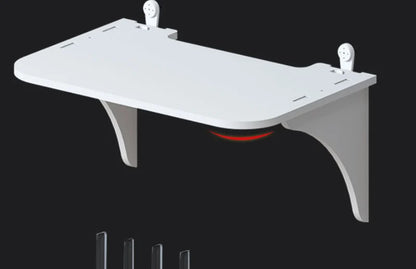 Wall-Mount Floating Shelf with Hook – Space-Saving Home & Office Organizer