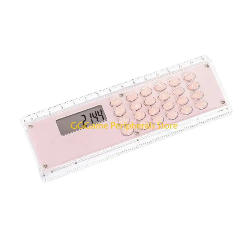 U55B Thin 15cm Double Scale Ruler With Built