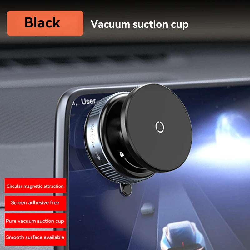 Phone Holder 360°Rotation Magnetic Car Mechanical Stand Vacuum Suction Cup Adsorption Bracket Navigation Universal Holder