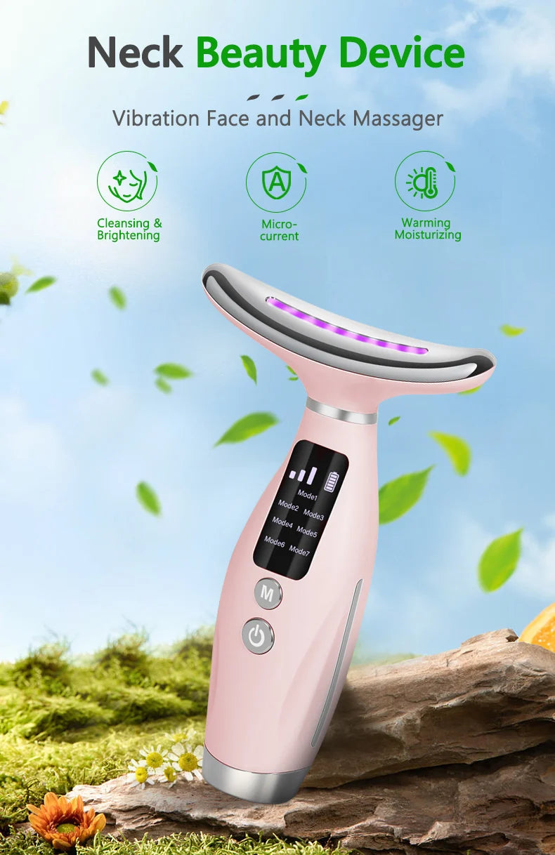 Neck & Face Beauty Device LED IPL Skin Rejuvenation