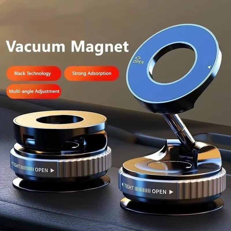 Phone Holder 360°Rotation Magnetic Car Mechanical Stand Vacuum Suction Cup Adsorption Bracket Navigation Universal Holder